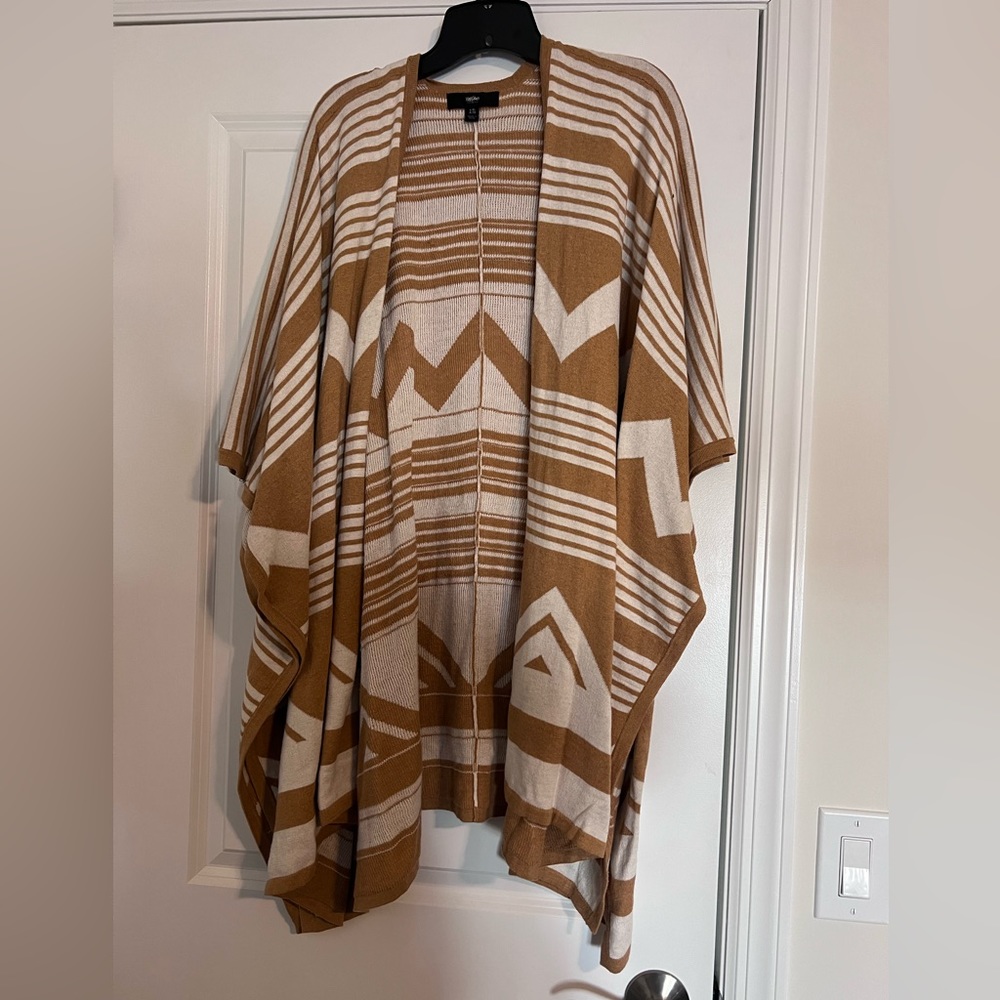 Striped orange and white sweater